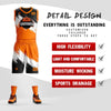 Custom Gradient Basketball Jersey Kit Printed Team Name & Number Personalized Sports Uniform for Men/Youth